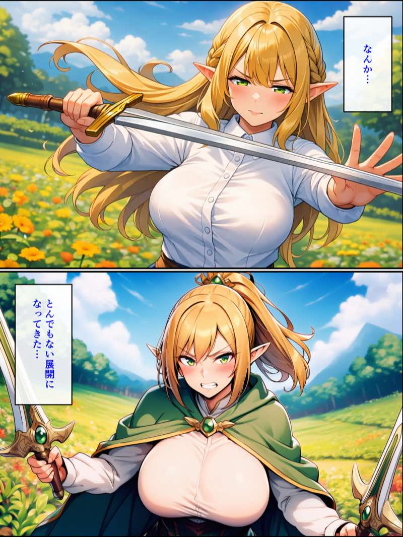 異世界転生して美人巨乳エルフ親子とらぶらぶセックスする話3 〜ハーレム編〜 試し読み12
