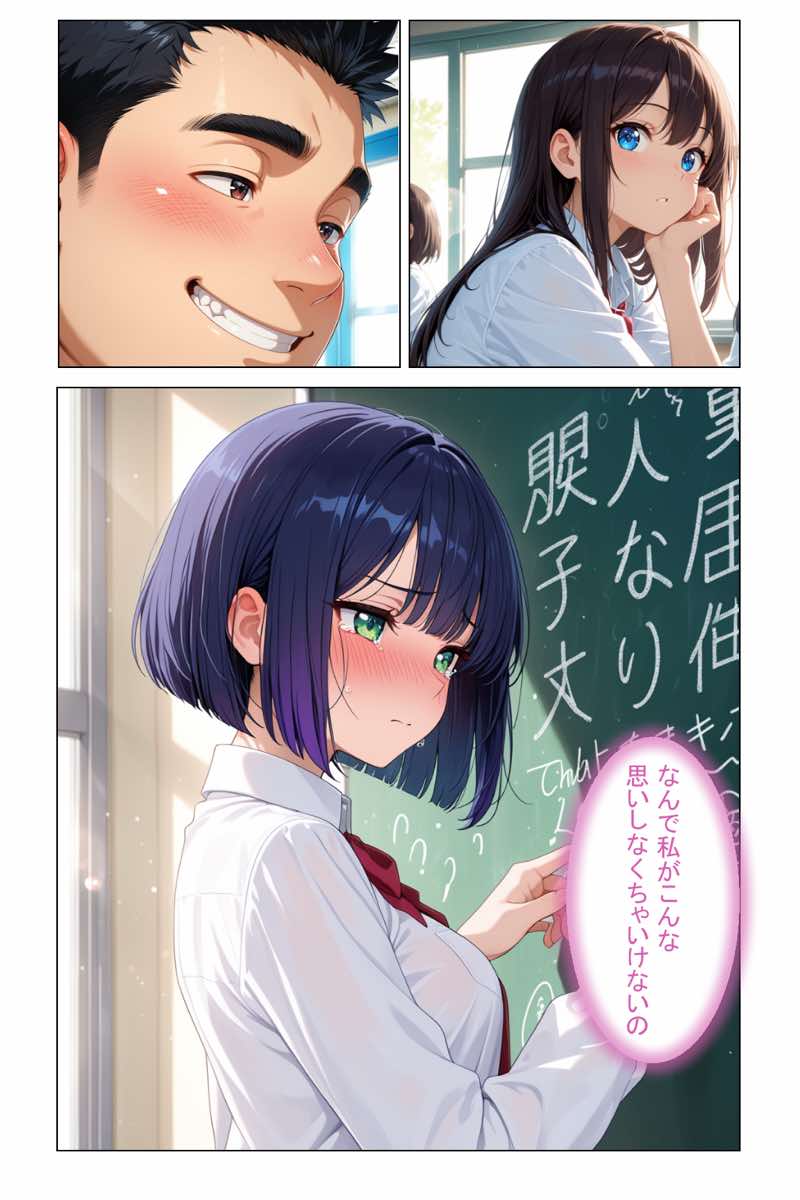 地味陰キャエリート巨乳がノーブラばれてメス堕ちさせられる話 試し読み10