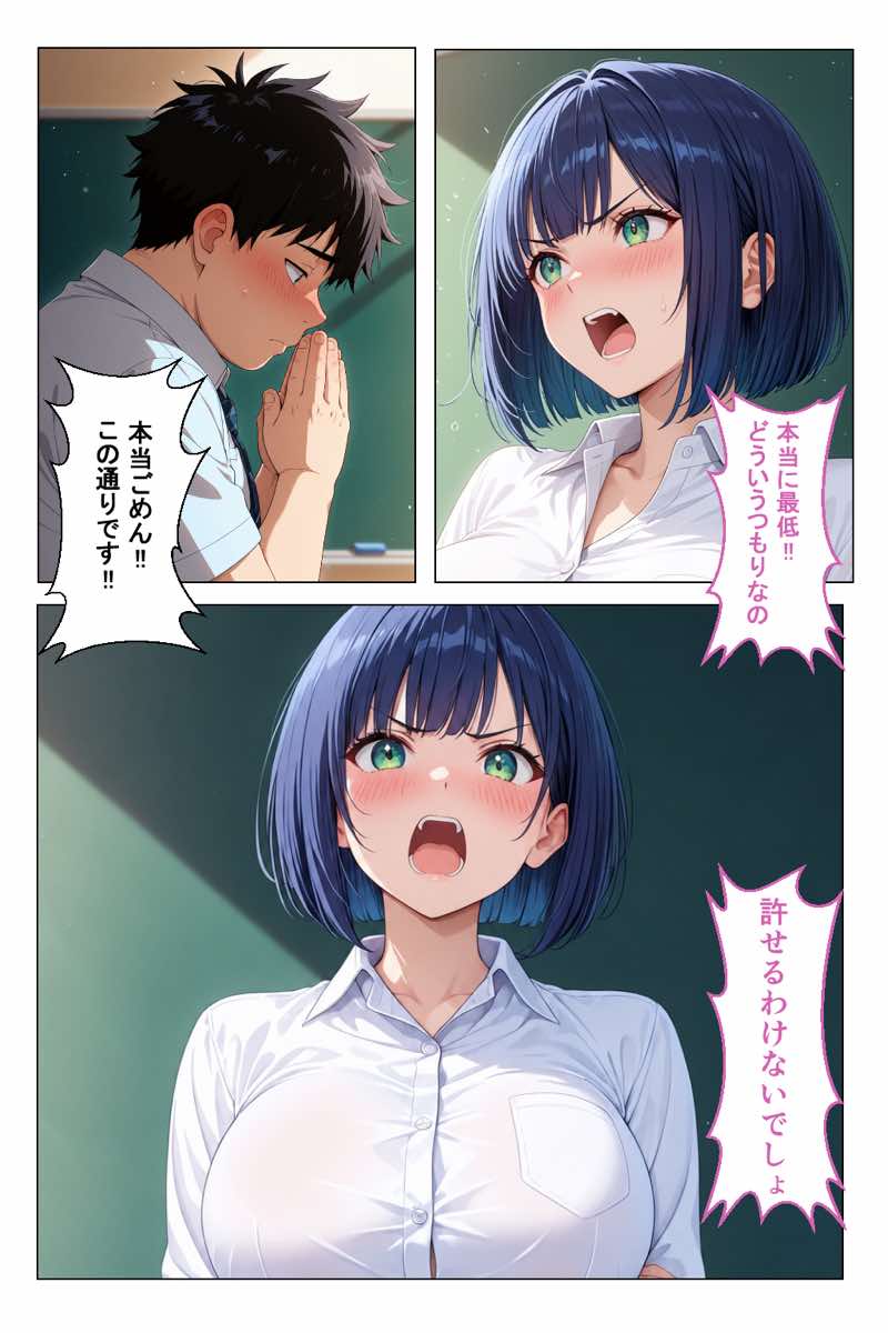 地味陰キャエリート巨乳がノーブラばれてメス堕ちさせられる話 試し読み13