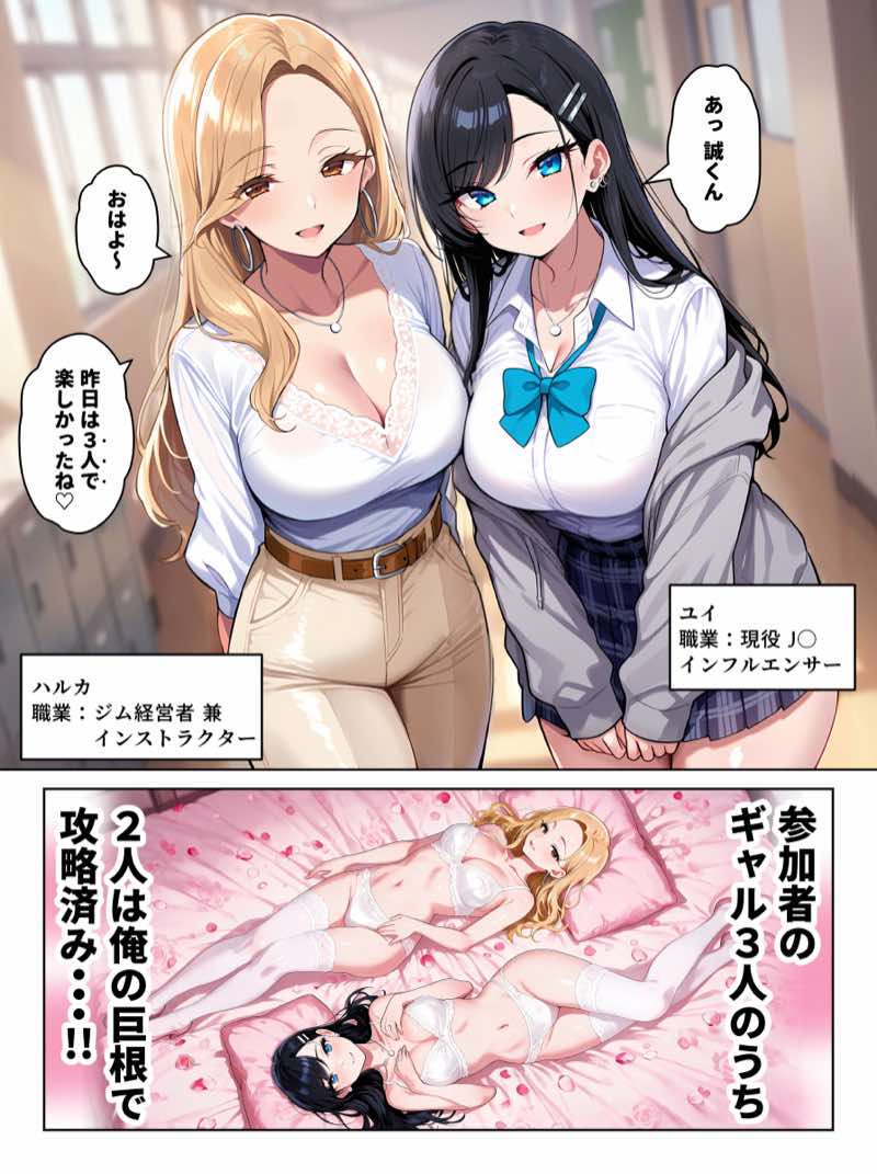 ギャル上等〜「セックスOK」の恋愛リアリティーショーで童貞がハーレム王になる話〜 試し読み4
